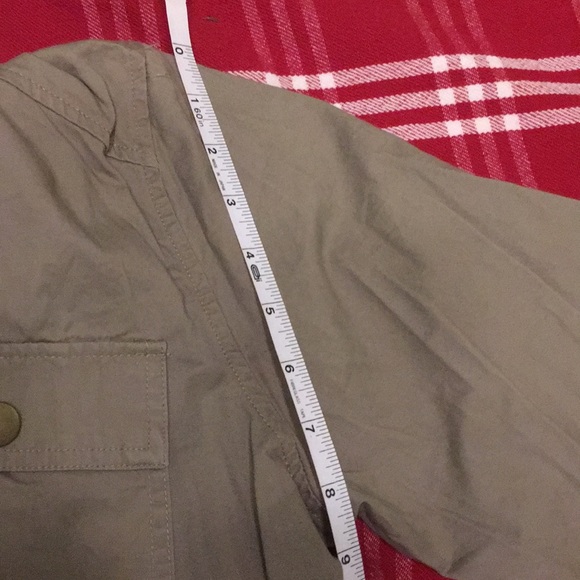 Hooded Utility Jacket. Khaki. - Picture 8 of 8